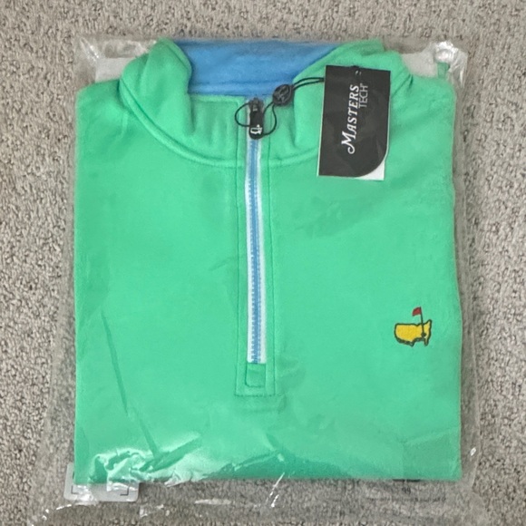 Masters Tech Other - Masters Tech Green Quarter-Zip Pullover